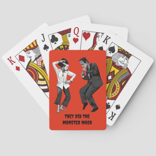 Cartes à jouer Frankenstein dansant (dos)