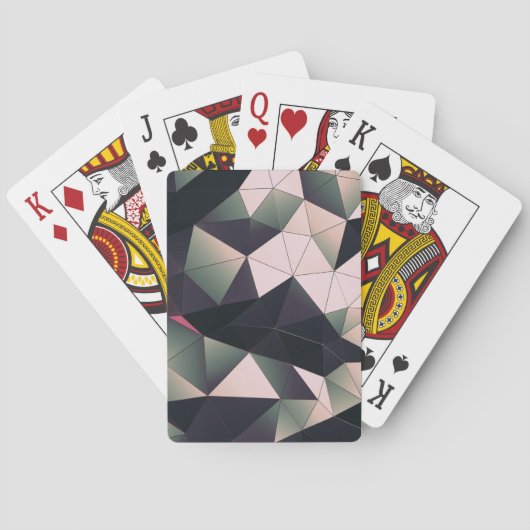 Cartes à jouer géométriques modernes (dos)