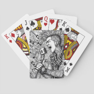 Cartes à jouer Glam Punk Rock Rockabilly