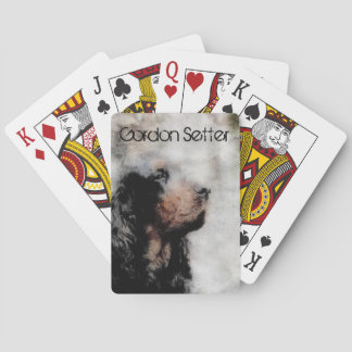 Cartes à jouer Grunge Gordon Setter