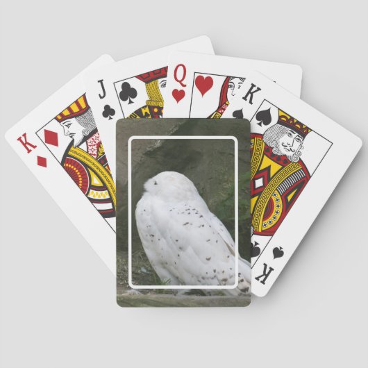 Cartes à jouer Harfang des neiges (dos)