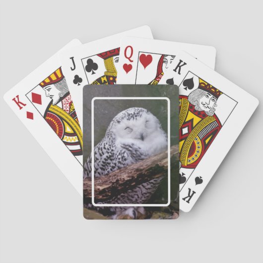 Cartes à jouer Harfang des neiges (dos)