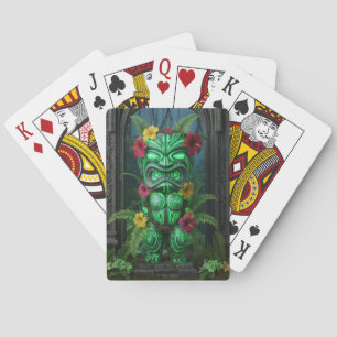 Cartes à jouer Hawaïen Dieu Tiki
