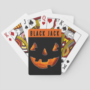 Cartes à jouer Jack-o'-lantern Halloween