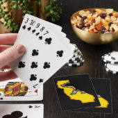 Cartes à jouer jaune noir (In Situ)