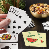 Cartes à jouer Jaune Pastèque d'Été (In Situ)