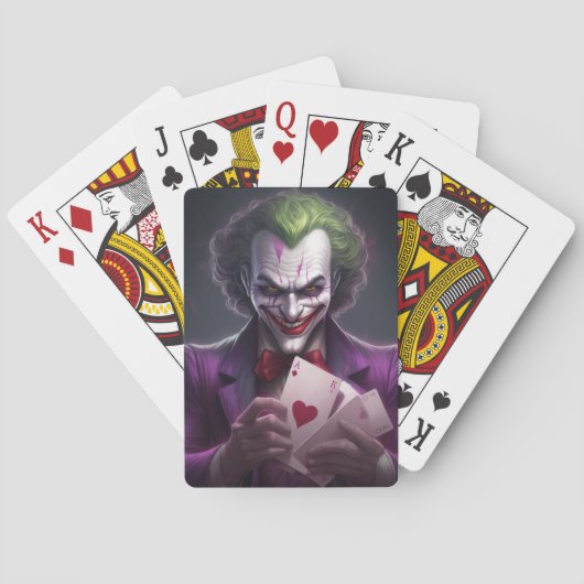 Cartes à jouer joker (dos)