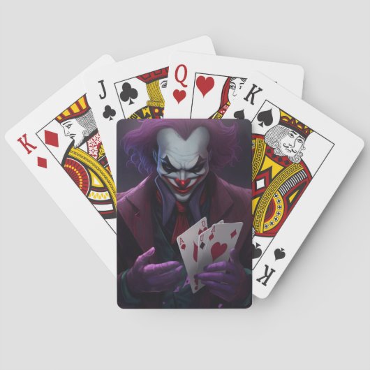 Cartes à jouer joker (dos)