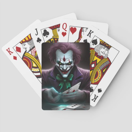 Cartes à jouer joker (dos)