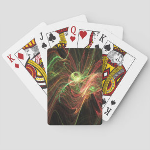 Cartes à jouer Jumbo print Art au dos.