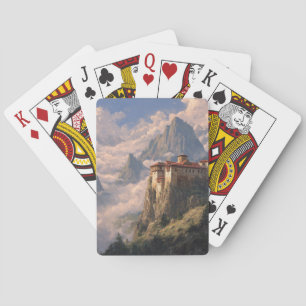 Cartes à jouer Lever de soleil sur la montagne maj