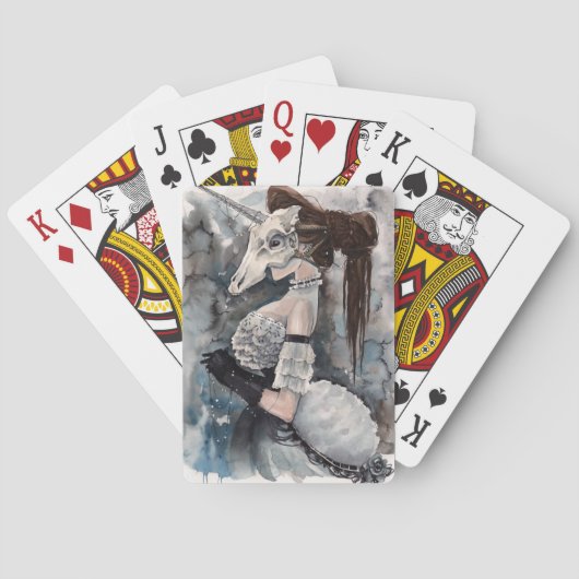 Cartes à jouer Licorne (dos)