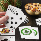 Cartes à jouer maçonniques vertes (In Situ)