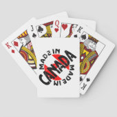 Cartes à jouer Made In Canada Label (dos)