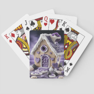 Cartes à jouer Maison en pain d'épices enchantée v