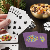 Cartes à jouer Mandala Bleu Jaune (In Situ)