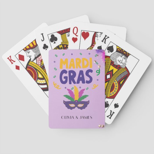 Cartes à jouer Mardi Gras Classiques (dos)