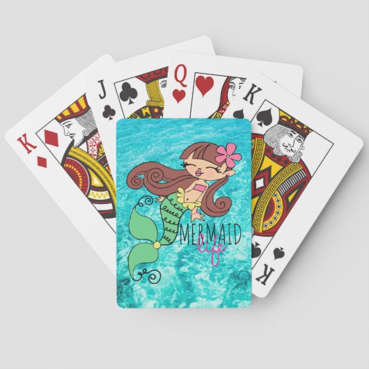 Cartes à jouer Mermaid Life (dos)