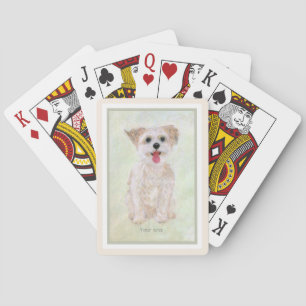 Cartes à jouer Morkie Douces