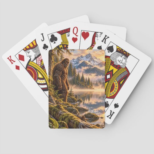 Cartes à jouer Mountain Reflections Bigfoot (dos)