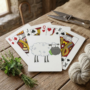 Cartes à jouer mouton laineux