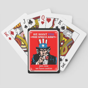 cartes à jouer "ONCLE SAM"
