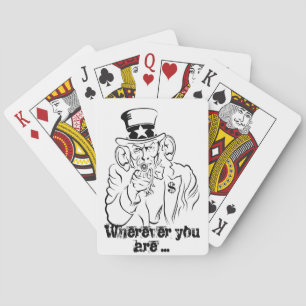 Cartes à jouer Oncle Sam