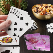 Cartes à jouer Orchidée Rose avec Fleurs (In Situ)