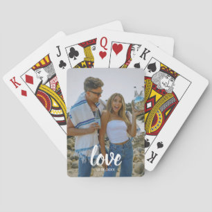 Cartes à jouer personnalisées avec photo et script