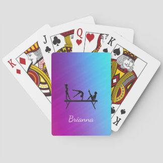 Cartes à jouer personnalisées pour la poutre de gy
