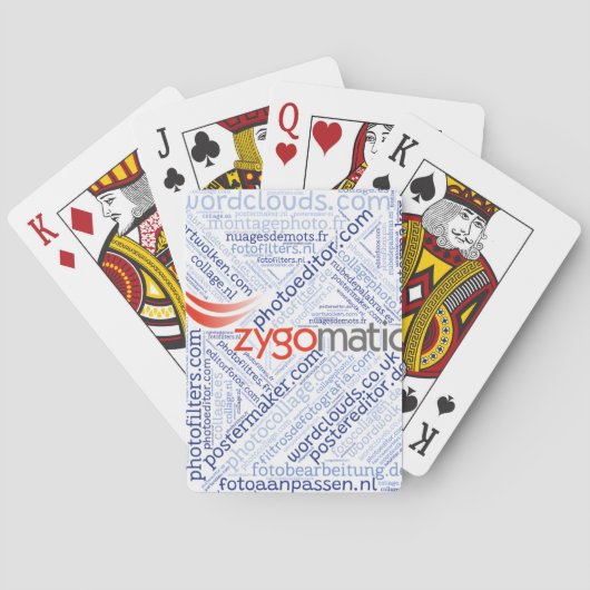 Cartes à jouer (portrait) (dos)
