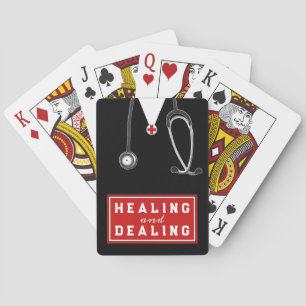 Cartes à jouer pour cadeaux d'appréciation des méd