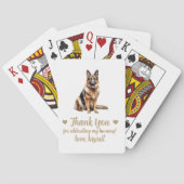 Cartes à jouer pour mariage de chien (dos)