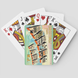 Cartes à jouer rétro Asbury Park NJ