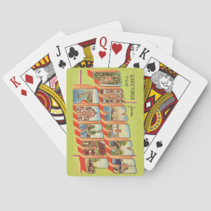 Cartes à jouer rétro du canal de Panama