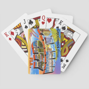 Cartes à jouer rétro Panama City Floride