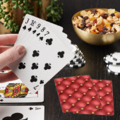 Cartes à jouer rouges et dorées (In Situ)