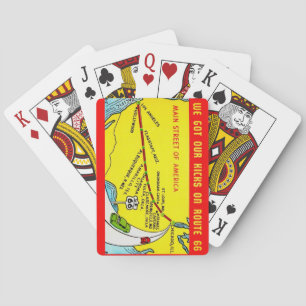 Cartes à jouer Route 66 - On s'éclate