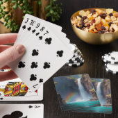 Cartes à jouer Scène de fantaisie de cascade arc-e (In Situ)