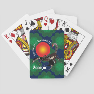 Cartes à jouer Scorpion du 24 octobre au 22 novemb