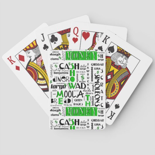 Cartes à jouer Show me the Money (dos)