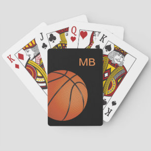 Cartes à jouer sur le thème de basket-ball avec mo