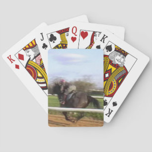 Cartes à jouer sur le thème des chevaux de course