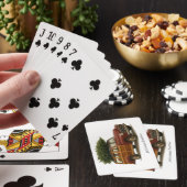 Cartes à jouer tradition de Noël (In Situ)