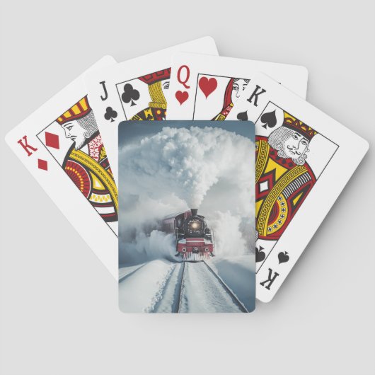 Cartes à jouer Train à vapeur (dos)