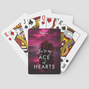 Cartes à jouer « Tu es mon As de Cœur » Romantiq