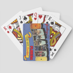 Cartes à jouer vintage Orlando Floride
