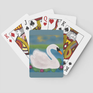 Cartes à jouer White Swan Painting