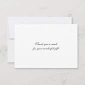 Cartes à la mode de Merci de tableau (Dos)