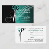 Cartes à la mode de rendez-vous de salon de (Devant / Derrière)